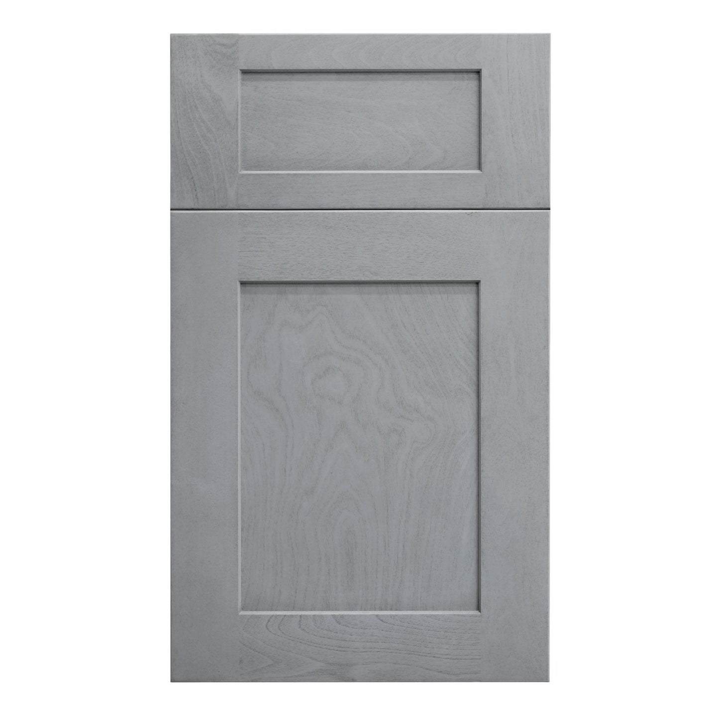 HLG-B12: Light Gray Shaker 12" 1 Drawer 1 Door Standard Base Cabinet