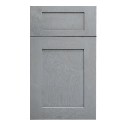 HLG-B27: Light Gray Shaker 27" 1 Drawer 2 Doors Standard Base Cabinet