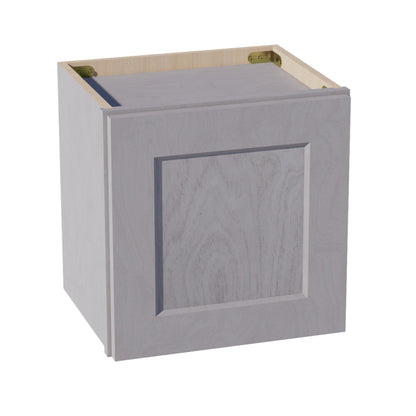 HLG-W1515: Light Gray Shaker 15"W x 15"H 1 Door Standard Wall Bridge Cabinet