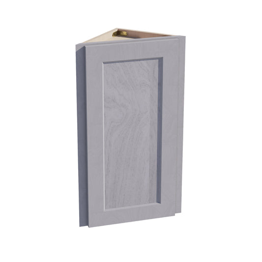 HLG-WAE1230: Light Gray Shaker 12"W x 30"H x 12"D 1 Door & 2 Shelves Wall Angle End Cabinet