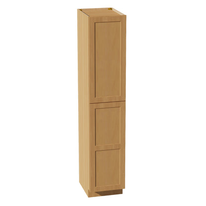 HT-TP1890: Timber Wood Shaker 18"W x 90"H x 24"D 2 Doors & 5 Shelves Tall Shelf Pantry Cabinets