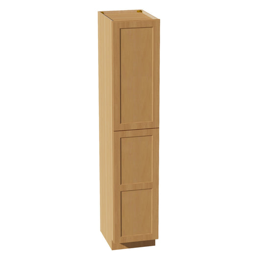 HT-TP1890: Timber Wood Shaker 18"W x 90"H x 24"D 2 Doors & 5 Shelves Tall Shelf Pantry Cabinets