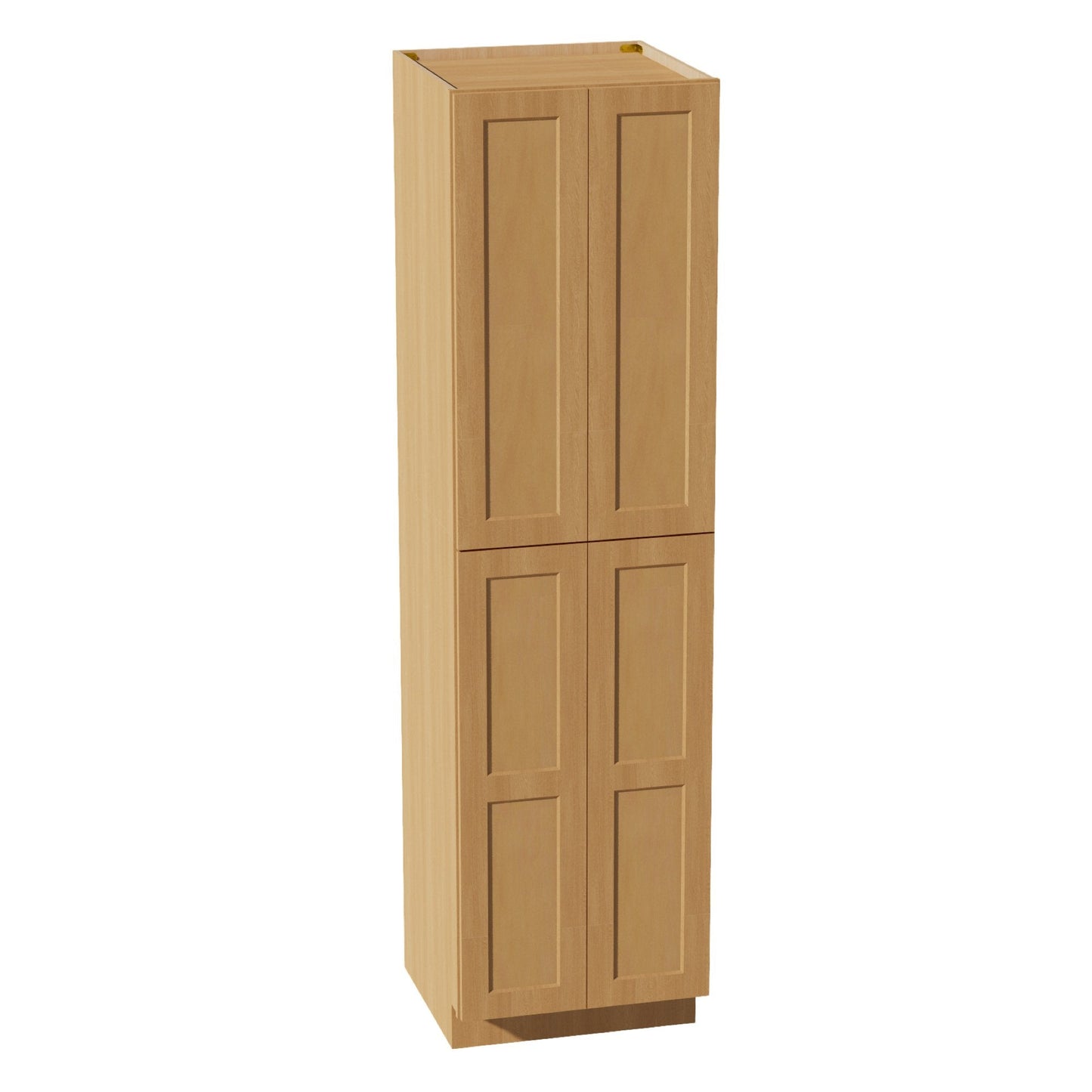 HT-TP2490: Timber Wood Shaker 24"W x 90"H x 24"D 4 Door & 5 Shelves Tall Shelf Pantry Cabinets