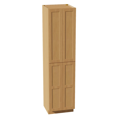 HT-TP2496: Timber Wood Shaker 24"W x 96"H x 24"D 4 Door & 6 Shelves Tall Shelf Pantry Cabinets