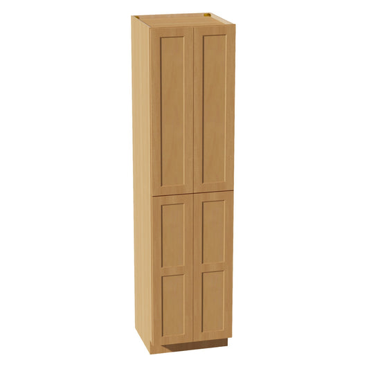 HT-TP2496: Timber Wood Shaker 24"W x 96"H x 24"D 4 Door & 6 Shelves Tall Shelf Pantry Cabinets