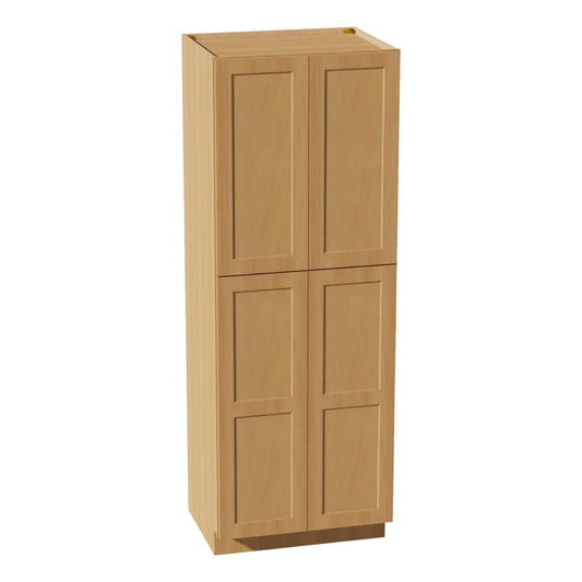 HT-TP3084: Timber Wood Shaker 30"W x 84"H x 24"D 4 Door & 5 Shelves Tall Shelf Pantry Cabinets