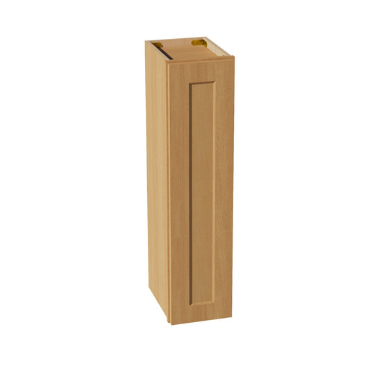 HT-W0936: Timber Wood Shaker 09"W x 36"H 1 Door & 2 Shelves Standard Wall Cabinet