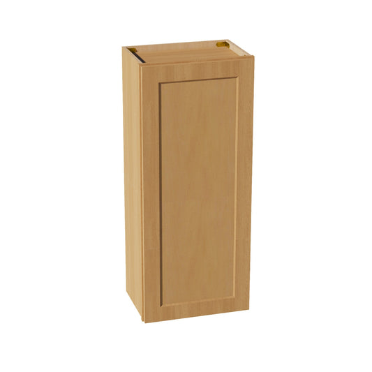 HT-W1842: Timber Wood Shaker 18"W x 42"H 1 Door & 3 Shelves Standard Wall Cabinet