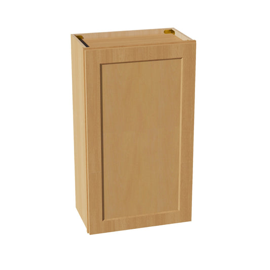 HT-W2136: Timber Wood Shaker 21"W x 36"H 1 Door & 2 Shelves Standard Wall Cabinet