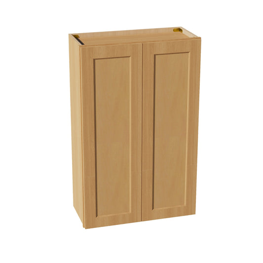 HT-W2742: Timber Wood Shaker 27"W x 42"H 2 Doors & 3 Shelves Standard Wall Cabinet