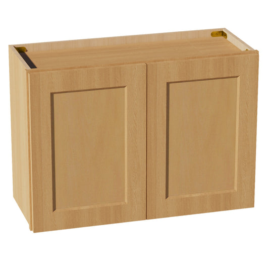 HT-W3021: Timber Wood Shaker 30"W x 21"H 2 Doors Standard Wall Bridge Cabinet