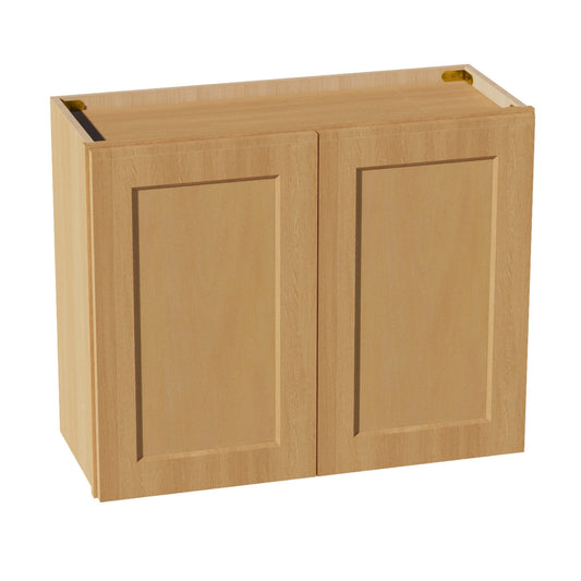 HT-W3024: Timber Wood Shaker 30"W x 24"H 2 Doors Standard Wall Bridge Cabinet