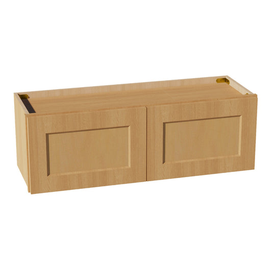 HT-W3612: Timber Wood Shaker 36"W x 12"H 2 Doors Standard Wall Bridge Cabinet