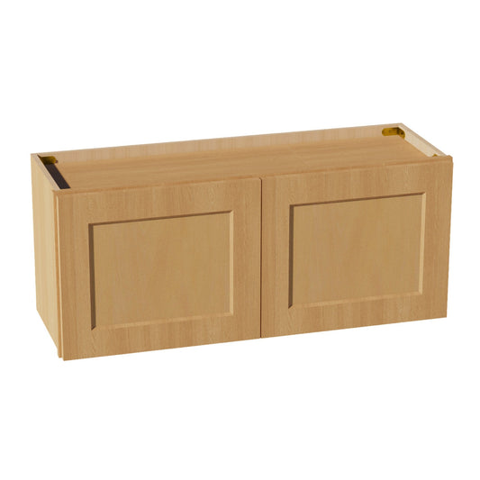 HT-W3615: Timber Wood Shaker 36"W x 15"H 2 Doors Standard Wall Bridge Cabinet