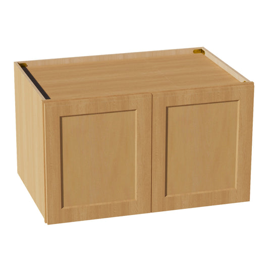 HT-W362124: Timber Wood Shaker 36"W x 21"H x 24"D 2 Doors & 1 Shelf Standard Bridge Wall Cabinet