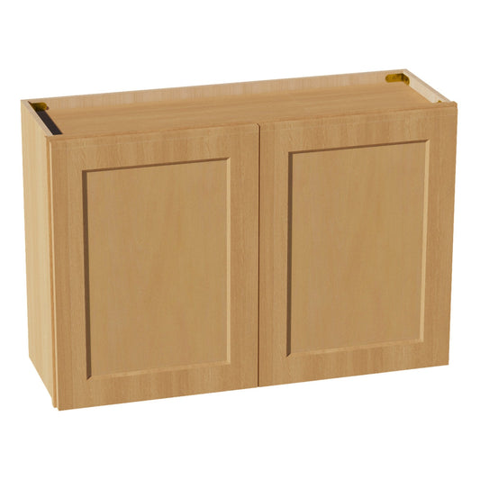 HT-W3624: Timber Wood Shaker 36"W x 24"H 2 Doors Standard Wall Bridge Cabinet