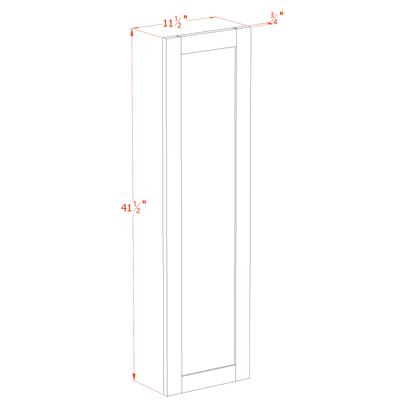 HT-WP-W42: Timber Wood Shaker 42" - 11-1/2"W x 41-1/2"H x 3/4"D Wainscot Panel Wall