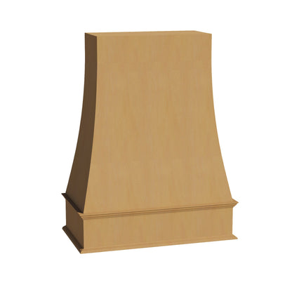 HT-WRH3648: Timber Wood Shaker 36"W x 48"H Wood Wall Mounted Range Hoods