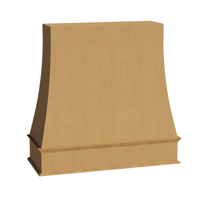 HT-WRH4848: Timber Wood Shaker 48"W x 48"H Wood Wall Mounted Range Hoods