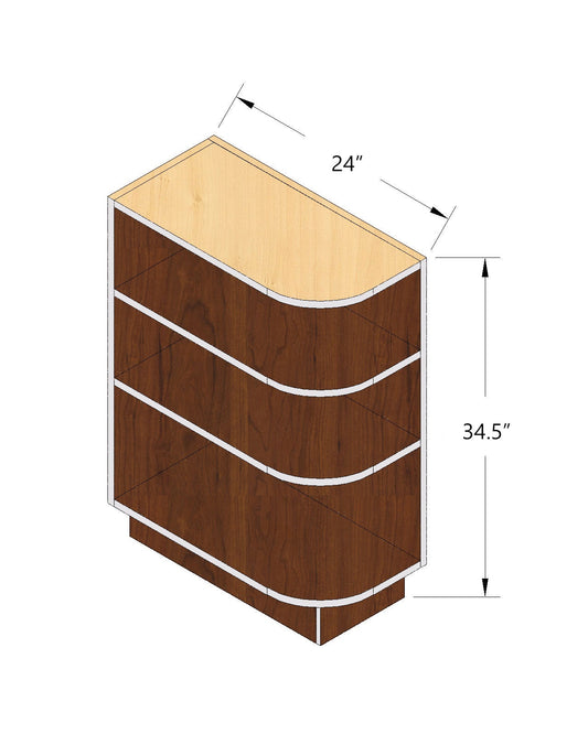 Base End Shelf Cabinet - DC