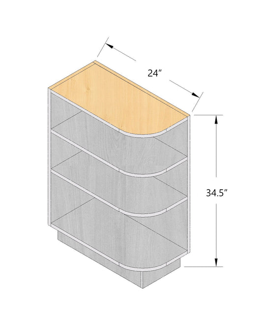 Base End Shelf Cabinet - HLG